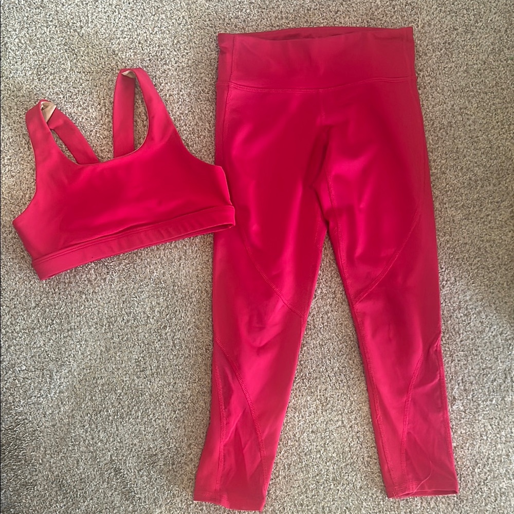 Girls Old Navy Active Sports Bra and Leggings Set